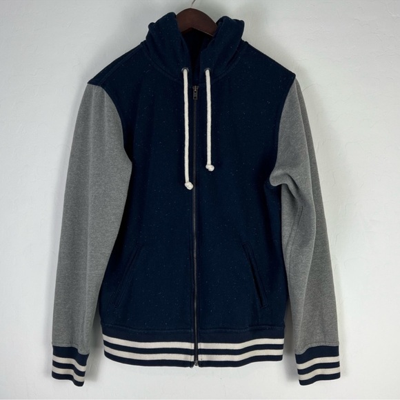 American Eagle Baseball Style Jacket Gray & Blue
Size Medium - Picture 1 of 11